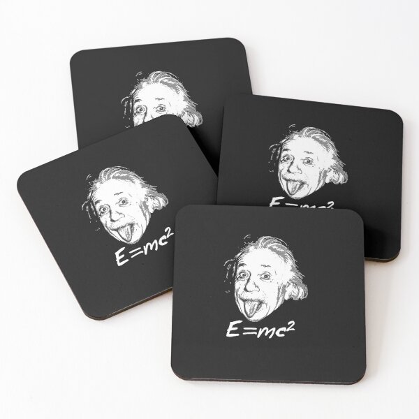 Item preview, Nerdy Einstein sticking tongue out E=mc2 Physics Teacher  designed and sold by Gbriel3.