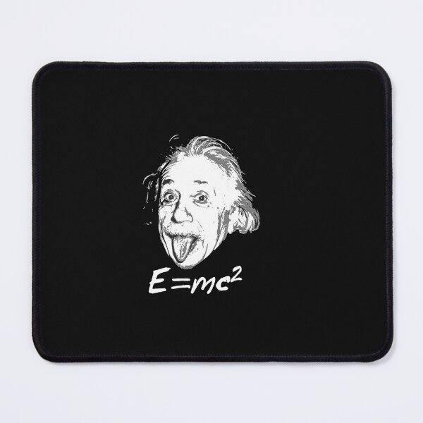 Item preview, Nerdy Einstein sticking tongue out E=mc2 Physics Teacher  designed and sold by Gbriel3.