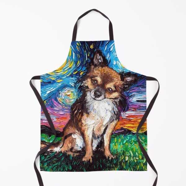 Item preview, Long Haired Chihuahua Night designed and sold by AjaTrier.