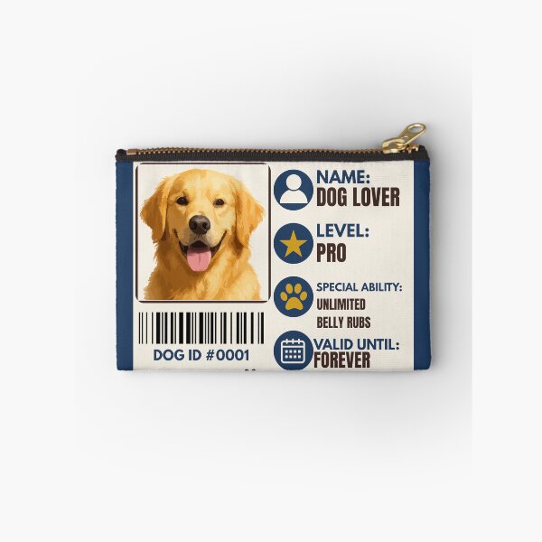 Item preview, Dog Owner License Funny Dog Lover Vintage ID Card T-Shirt designed and sold by Uvclick.
