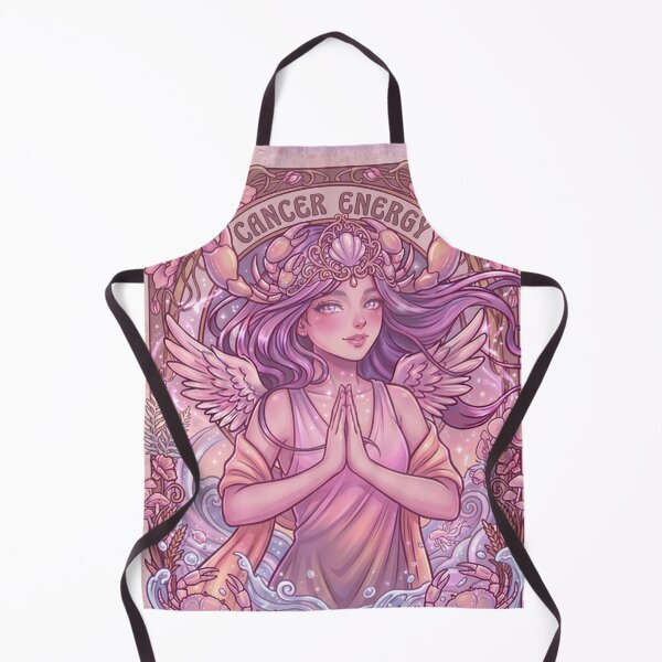 Item preview, Cancer Zodiac Goddess Art | Cancer Energy Celestial Astrology Illustration | Pastel Anime Fantasy Girl | Crab Zodiac Sign | Art Nouveau Horoscope Wall Art | Cancer Birthday Gift designed and sold by RSDigitalPrintDesign.