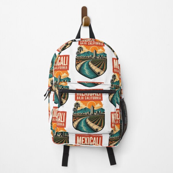 Item preview, Mexicali Baja California, Mexico Vintage Travel Tourism Art designed and sold by TravelersGems.