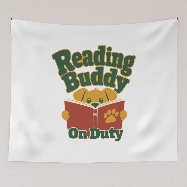 Item preview, Therapy dog Reading Buddy On Duty designed and sold by pirminio.