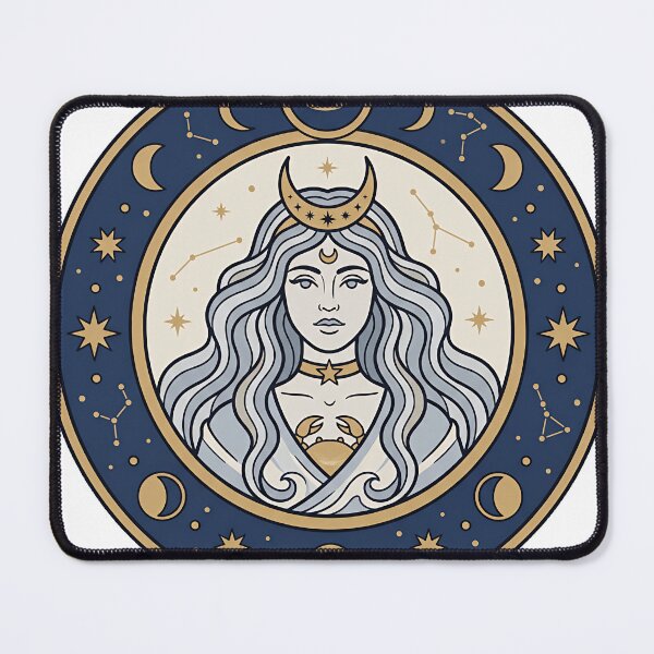 Item preview, Cancer Goddess — Celestial Zodiac Astrology Art designed and sold by JuanmaLW.