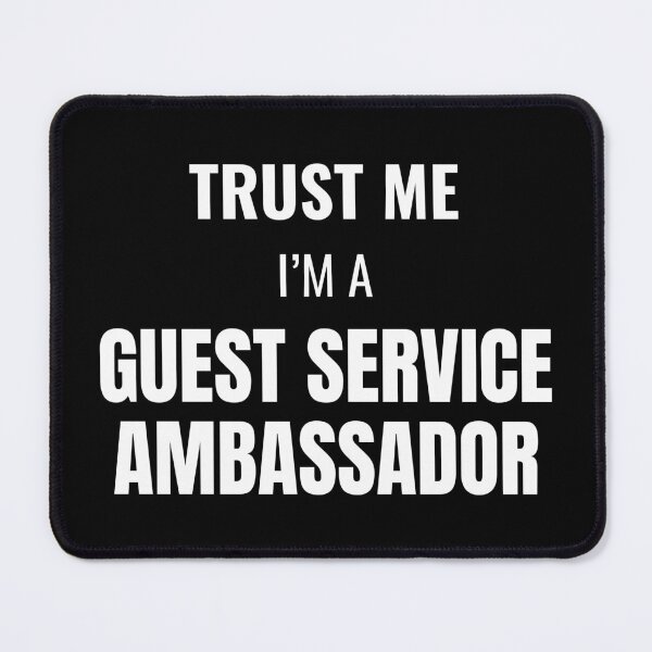 Item preview, Trust Me I'm a Guest Service Ambassador (White) designed and sold by ShipCrewNation.