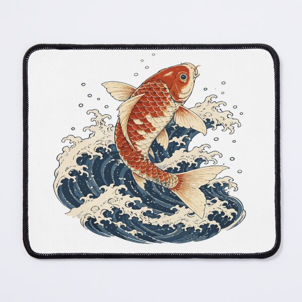 Item preview, Rising Koi — Strength Through the Storm designed and sold by lmosamiha.