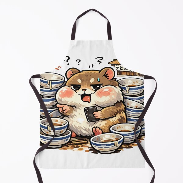 Item preview, Udon Food Tour Hamster Sticker | Funny Japan Foodie Meme Kawaii Animal designed and sold by kawaii animal store (in Japan).