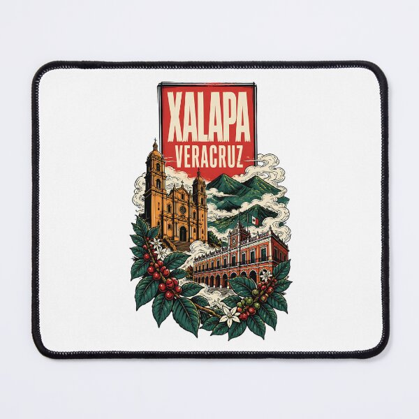 Item preview, Xalapa Veracruz, Mexico Vintage Travel Tourism Art designed and sold by TravelersGems.