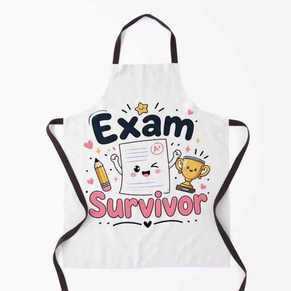 Item preview, Exam Survivor Cute Student Sticker | Funny Exam Week Quote | Kawaii Study Motivation Design designed and sold by Sanika arts .