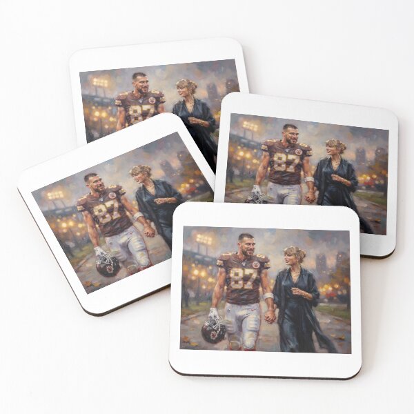 Item preview, Hermoso cuadro de Taylor Swift y Travis Kelce. designed and sold by Halifaxartguy.