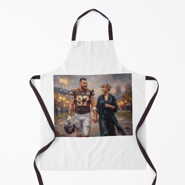 Item preview, Beautiful Painting of Taylor Swift and Travis Kelce designed and sold by Halifaxartguy.