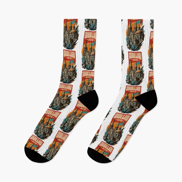 Item preview, Guadalajara Jalisco, Mexico Vintage Travel Tourism Art designed and sold by TravelersGems.
