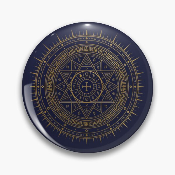 Item preview, Ancient Alchemist Astrological Seal - Mystic Zodiac & Rune Mandala designed and sold by 63Hotpeppers.