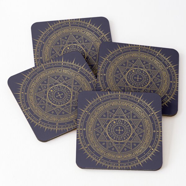 Item preview, Ancient Alchemist Astrological Seal - Mystic Zodiac & Rune Mandala designed and sold by 63Hotpeppers.