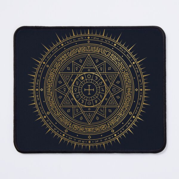 Item preview, Ancient Alchemist Astrological Seal - Mystic Zodiac & Rune Mandala designed and sold by 63Hotpeppers.