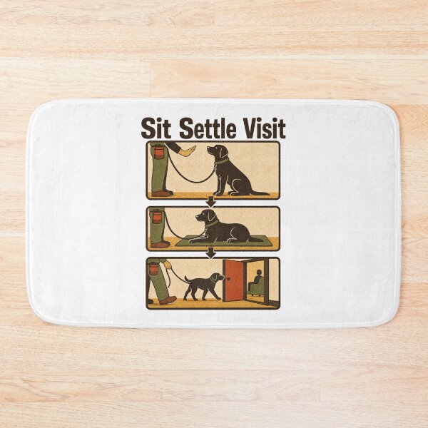 Item preview, Therapy Dog Trainer Sit Settle Visit designed and sold by pirminio.