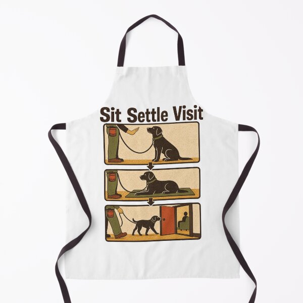 Item preview, Therapy Dog Trainer Sit Settle Visit designed and sold by pirminio.