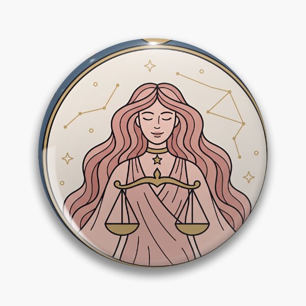 Item preview, Libra Goddess — Celestial Zodiac Illustration for Her designed and sold by JuanmaLW.