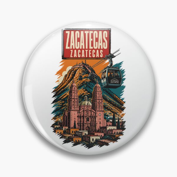 Item preview, Zacatecas, Mexico Vintage Travel Tourism Art designed and sold by TravelersGems.