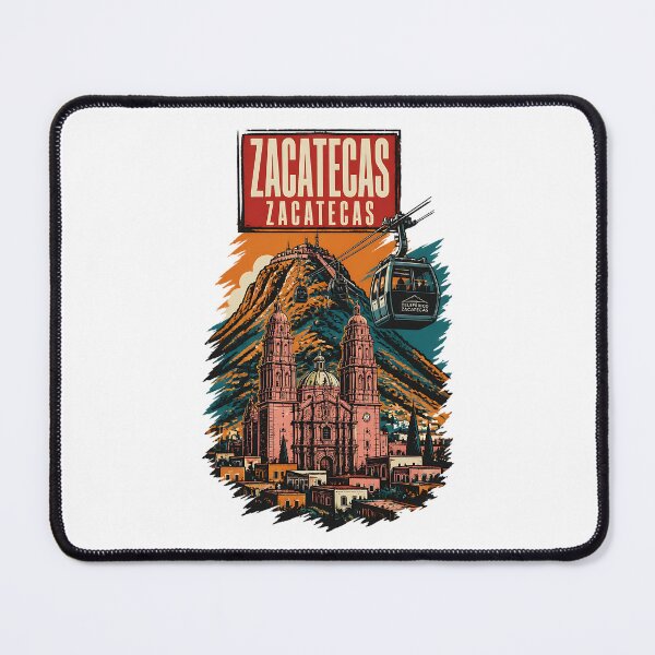 Item preview, Zacatecas, Mexico Vintage Travel Tourism Art designed and sold by TravelersGems.