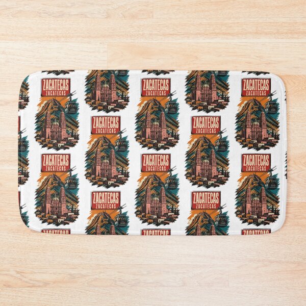 Item preview, Zacatecas, Mexico Vintage Travel Tourism Art designed and sold by TravelersGems.