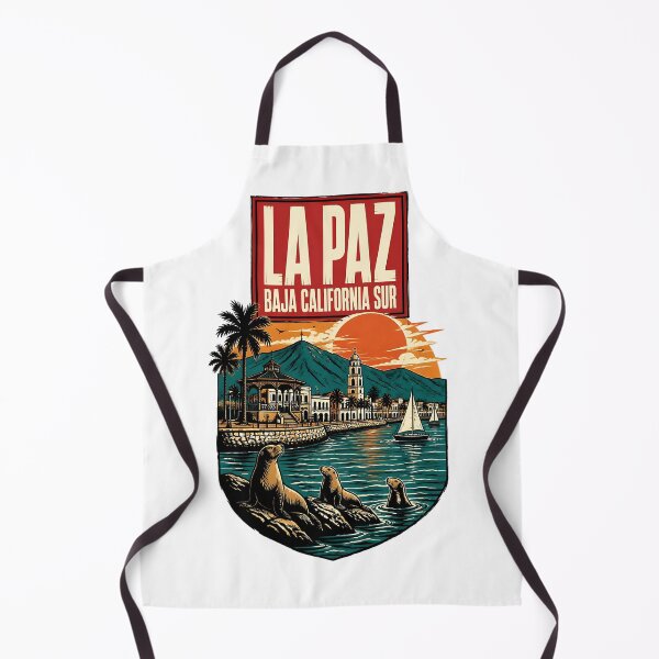 Artikelvorschau, La Paz Baja California Sur, Mexiko Vintage Reise-Tourismus-Kunst entworfen und verkauft von TravelersGems.