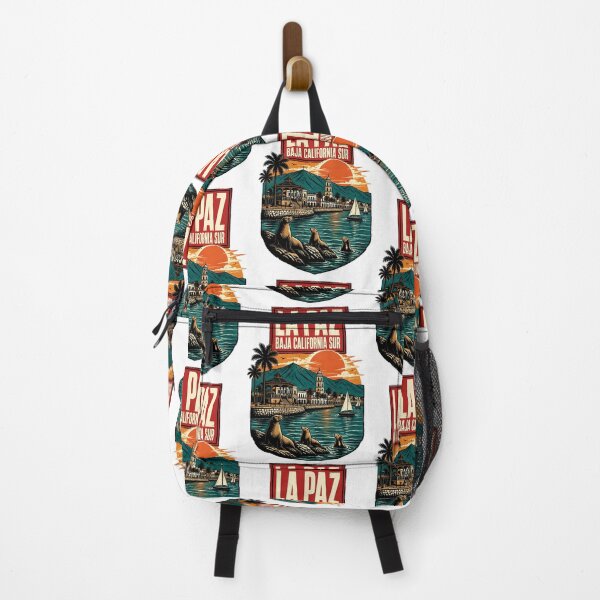 Item preview, La Paz Baja California Sur, Mexico Vintage Travel Tourism Art designed and sold by TravelersGems.