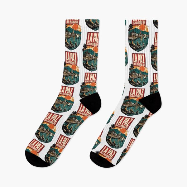 Item preview, La Paz Baja California Sur, Mexico Vintage Travel Tourism Art designed and sold by TravelersGems.