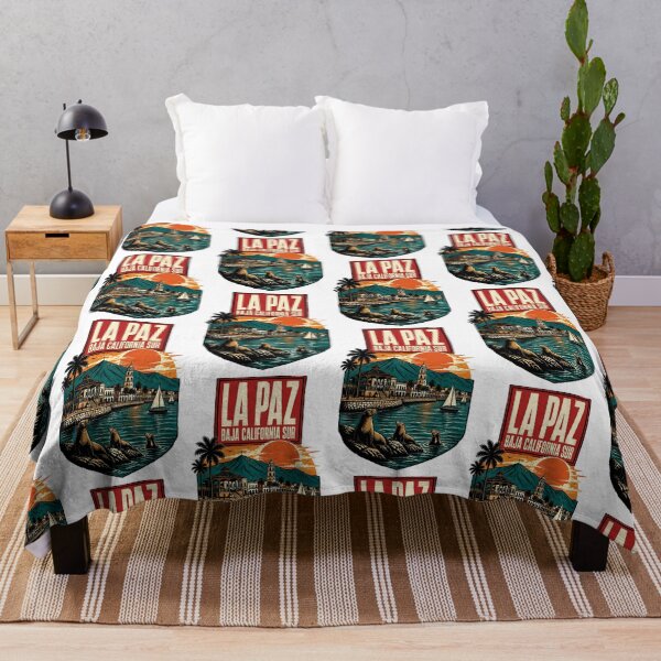 Item preview, La Paz Baja California Sur, Mexico Vintage Travel Tourism Art designed and sold by TravelersGems.