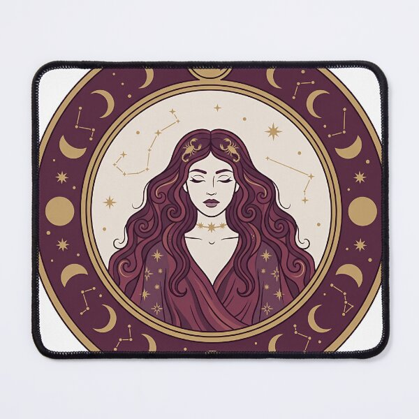 Item preview, Scorpio Goddess — Celestial Zodiac Astrology Illustration designed and sold by JuanmaLW.