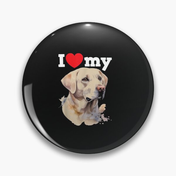 Item preview, I Love My Labrador Retriever - Dog Lover Puppy Pup Pet Owner designed and sold by Gbriel3.