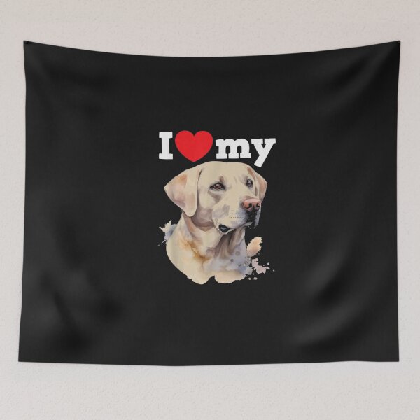 Item preview, I Love My Labrador Retriever - Dog Lover Puppy Pup Pet Owner designed and sold by Gbriel3.