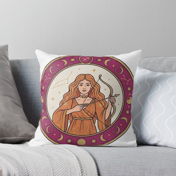 Item preview, Sagittarius Goddess — Celestial Zodiac Star Sign Art designed and sold by JuanmaLW.