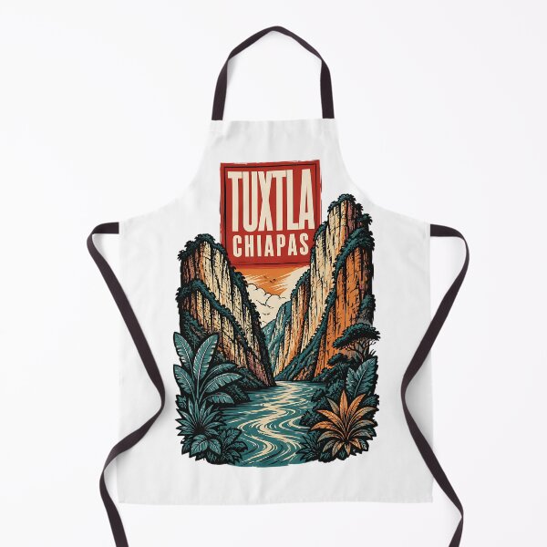 Item preview, Tuxtla Gutierrez Chiapas, Mexico Vintage Travel Tourism Art designed and sold by TravelersGems.