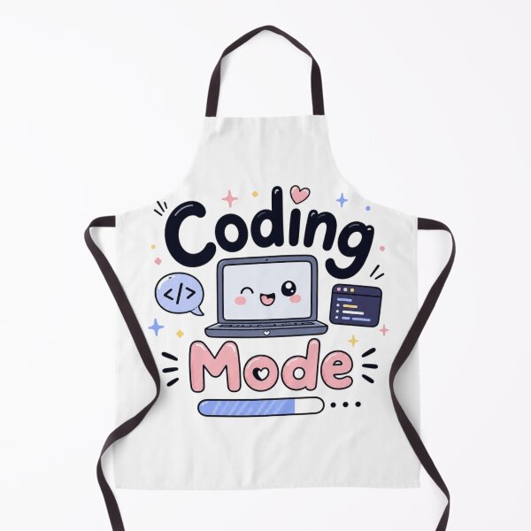 Item preview, Coding Mode Cute Kawaii Programmer Laptop | Funny Coding Quote Sticker designed and sold by Sanika arts .
