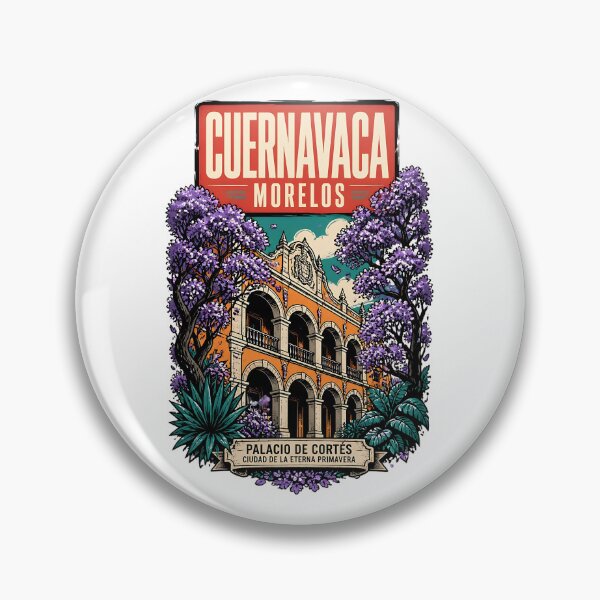 Item preview, Cuernavaca Morelos, Mexico Vintage Travel Tourism Art designed and sold by TravelersGems.