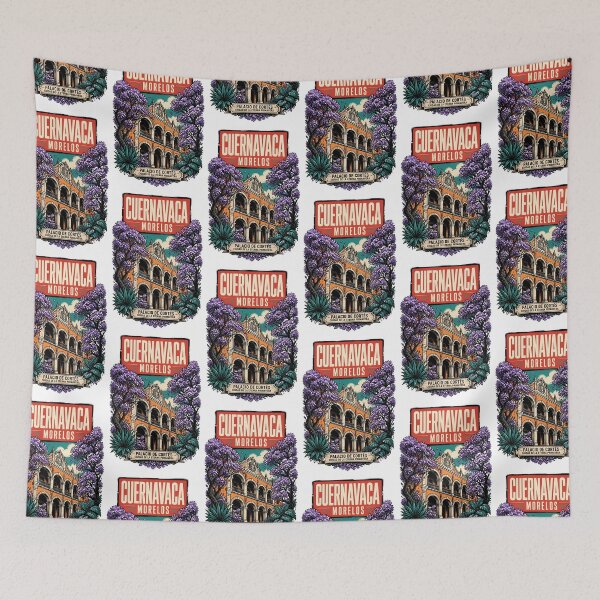 Item preview, Cuernavaca Morelos, Mexico Vintage Travel Tourism Art designed and sold by TravelersGems.