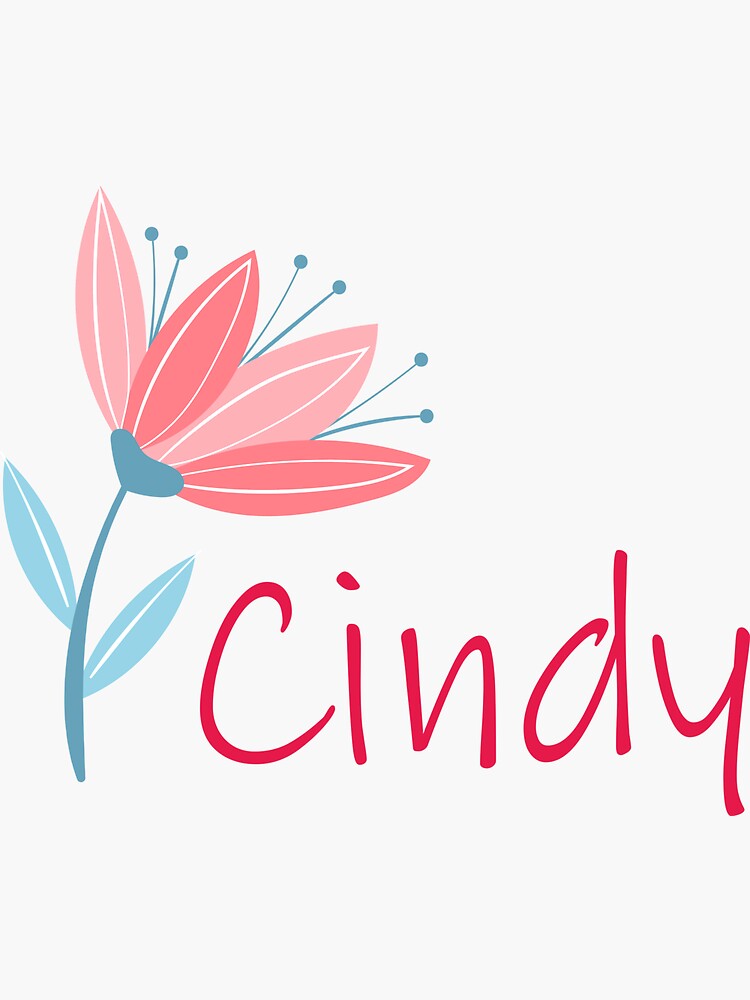 my-name-is-cindy-sticker-by-oleo79-redbubble