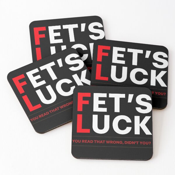 Item preview, Funny "FET'S LUCK" Misread Joke Shirt | Adult Humour Graphic Tee | Novelty Prank Gift designed and sold by GarnerSupplyCo.