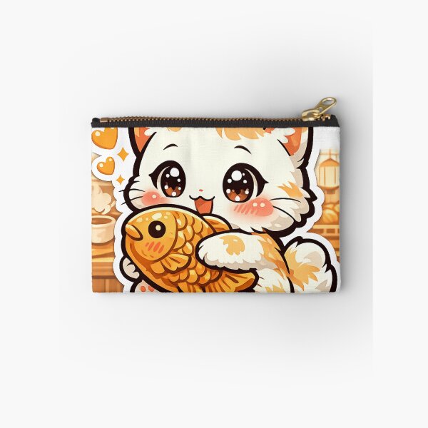 Item preview, Kawaii Cat Hugging Taiyaki Sticker | Cute Japanese Bakery Anime Cat designed and sold by kawaii animal store (in Japan).