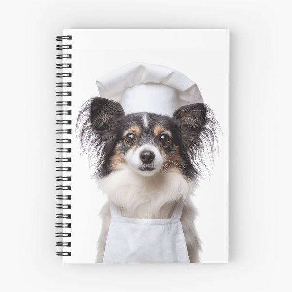 Item preview, Funny Papillon Dog Chef Realistic Animal Cooking Humor Art designed and sold by LazyOwlStore.
