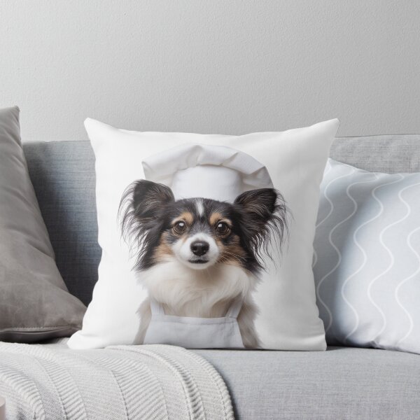 Item preview, Funny Papillon Dog Chef Realistic Animal Cooking Humor Art designed and sold by LazyOwlStore.
