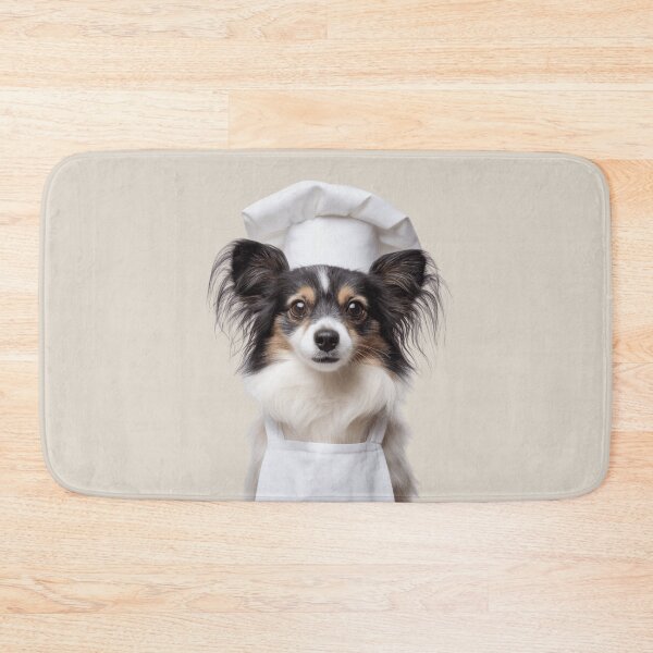 Item preview, Funny Papillon Dog Chef Realistic Animal Cooking Humor Art designed and sold by LazyOwlStore.