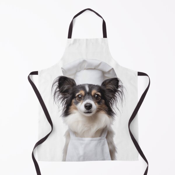 Item preview, Funny Papillon Dog Chef Realistic Animal Cooking Humor Art designed and sold by LazyOwlStore.