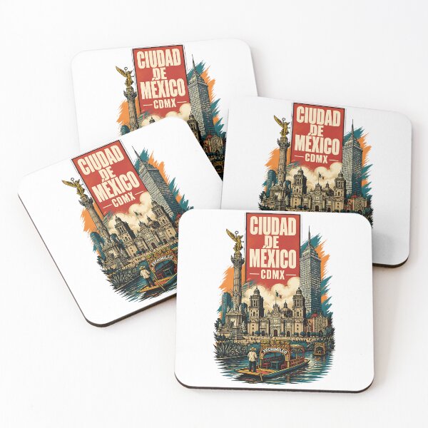 Item preview, Ciudad de Mexico, Mexico Vintage Travel Tourism Art designed and sold by TravelersGems.