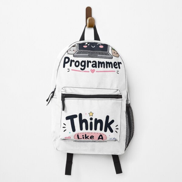 Item preview, Think Like A Programmer Cute Coding Quote Kawaii Laptop Design | Funny Developer Gift Sticker designed and sold by Sanika arts .