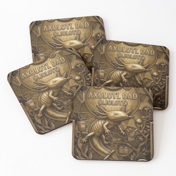 Item preview, Steampunk Axolotl Dad Father's Day designed and sold by BriSher.