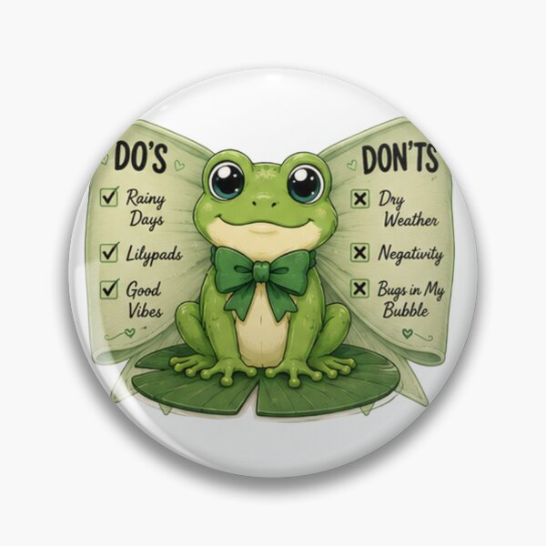 Item preview, Cute Frog Do's & Don'ts  | Funny Frog Lover Tee | Kawaii Frog Graphic | Nature Animal Gift | Cute Amphibian Apparel designed and sold by ekemarket.