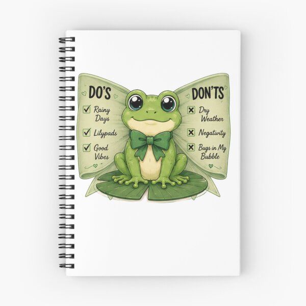 Item preview, Cute Frog Do's & Don'ts  | Funny Frog Lover Tee | Kawaii Frog Graphic | Nature Animal Gift | Cute Amphibian Apparel designed and sold by ekemarket.