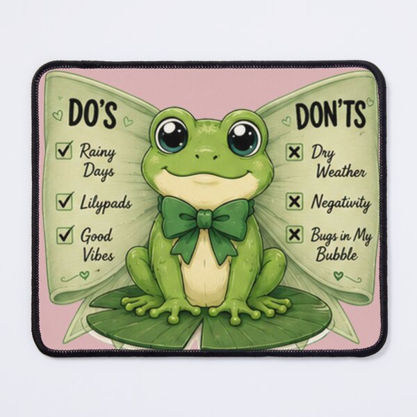 Item preview, Cute Frog Do's & Don'ts | Funny Frog Lover Tee | Kawaii Frog Graphic | Nature Animal Gift | Cute Amphibian Apparel designed and sold by ekemarket.